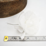 'Norma' Petite 8cm Silk Rose Millinery Flower Hat Mount