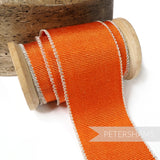 45mm Looped Linen Edge Millinery Petersham Hat Ribbon - 1m