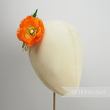 'Millie' Vintage 1950's-60's California Poppy Millinery Hat Mount