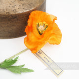 'Millie' Vintage 1950's-60's California Poppy Millinery Hat Mount