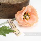 'Millie' Vintage 1950's-60's California Poppy Millinery Hat Mount