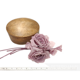 'Annalise' Large Silk Double Rose Millinery Flower Hat Mount