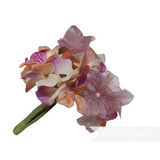 'Brigitta' Silk Velvet & Organza Hydrangea Millinery Flower Mount