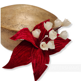 'Brielle' Velvet Lily of the Valley Silk Flower Hat Mount