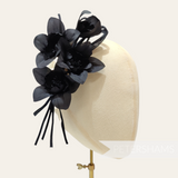 'Genevieve' Silk Daffodil Flower Hat Mount