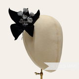 'Brielle' Velvet Lily of the Valley Silk Flower Hat Mount