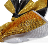 STASH SALE - *Damaged* Metallic Polybraid Bow Hat Trim