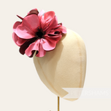 'Camille' Large 14cm Silk Poppy Millinery Flower Mount