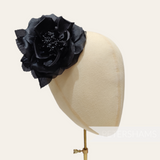 'Kate' 12cm Silk Cabbage Rose Flower Hat Mount