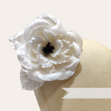 'Enya' Velvet Blossom Millinery Flower Hat Mount