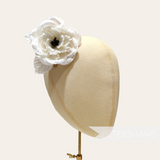 'Enya' Velvet Blossom Millinery Flower Hat Mount