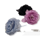 'Kate' 12cm Silk Cabbage Rose Flower Hat Mount