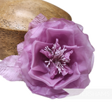 'Kate' 12cm Silk Cabbage Rose Flower Hat Mount