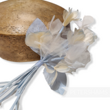 'Phoebe' Silk & Organza Hydrangea Millinery Flower Mount