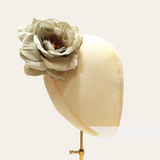 'Lucille' 12cm Rose Flower Millinery Hat Mount