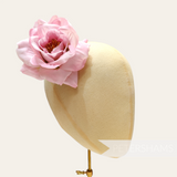 'Lucille' 12cm Rose Flower Millinery Hat Mount