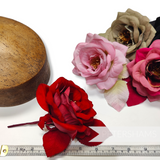 'Lucille' 12cm Rose Flower Millinery Hat Mount