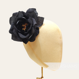 'Lucille' 12cm Rose Flower Millinery Hat Mount