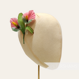 'Jaylee' Small Anthurium Suede Finish Wired Flower Mount