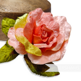 'Arlette' Velvet 11cm Rose Flower Mount