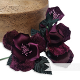 'Scarlette' Satin and Velvet Millinery Hat Mount