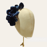 'Scarlette' Satin and Velvet Millinery Hat Mount