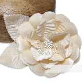 'Marisol' 12cm Velvet Millinery Hat Flower Mount