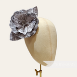 'Marisol' 12cm Velvet Millinery Hat Flower Mount