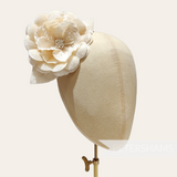 'Marisol' 12cm Velvet Millinery Hat Flower Mount