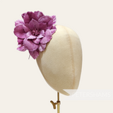 'Rosalyn' 12cm Velvet and Organza Hat Flower Mount