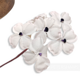 'Paisleigh' Vintage 1960s Korean Cotton Dogwood Flower Mount