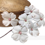 'Paisleigh' Vintage 1960s Korean Cotton Dogwood Flower Mount