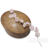 'Marianna' Velvet and Organza Petite Forget-Me-Not Flower Branch