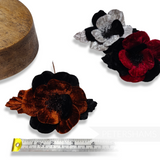 'Janet' Two-Tone Velvet 10cm Hat Flower