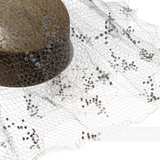 Vintage 1930's/40s Dotted Veiling Round - X's