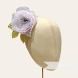 'Averi' 10cm Organza and Silk Poppy Millinery Hat Flower