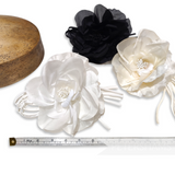 'Bria' 15cm Silk and Velvet Large Rose Millinery Flower