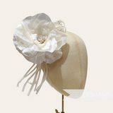 'Bria' 15cm Silk and Velvet Large Rose Millinery Flower