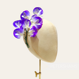 'Harlee' Vintage 1970s Sweet Pea Silk Flower Spray