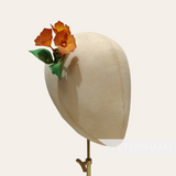 'Maxine' Vintage 1950's Czech Phlox Silk Millinery Flower