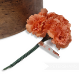 'Zaylee' Vintage 1960s Korean Mini Carnations - 12 stems