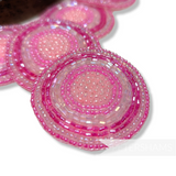 5cm Beaded Circle Motifs