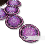 5cm Beaded Circle Motifs