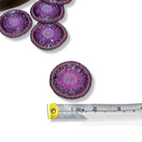 5cm Beaded Circle Motifs