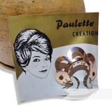 Paulette Creation' Vintage Rose Gold Metal Ponytail Frame Clip