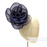 'Odette' Extra Large Flipped Edge Sinamay Millinery Flower Hat Mount