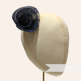 'Cara' Swirled Sinamay Rose Flower Millinery Hat Mount