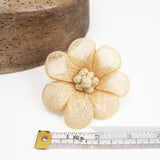 'Rachel' Simple Daisy Style Sinamay Flower Hat Mount