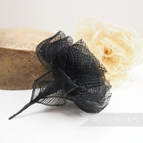 'Valentina' Large Sinamay Cabbage Rose Flower Millinery Hat Mount