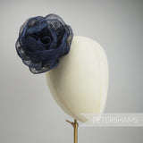 'Valentina' Large Sinamay Cabbage Rose Flower Millinery Hat Mount